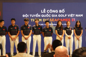 Tại SEA Games 31, Đội tuyển Golf Việt Nam có 9 vận động viên tham dự