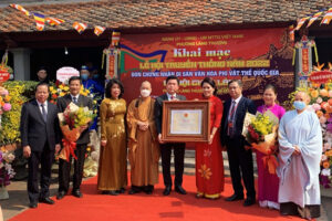 Lễ hội Chùa Láng đón chứng nhận “Di sản Văn hóa phi vật thể cấp Quốc gia”