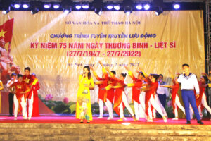 Chương trình biểu diễn tuyên truyền lưu động kỷ niệm 75 năm Ngày Thương binh – Liệt sỹ: Thành công tốt đẹp