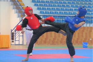 218 VĐV tham gia thi đấu môn Võ cổ truyền thanh thiếu niên, nhi đồng hè 2022 – Đại hội TDTT Thủ đô lần thứ X năm 2022