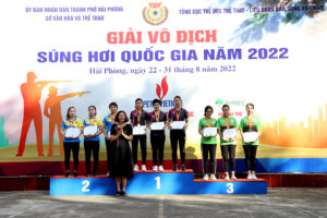 Hà Nội lập ba kỷ lục tại giải vô địch Súng hơi quốc gia năm 2022