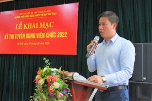 Trường Phổ thông năng khiếu TDTT Hà Nội khai mạc kỳ tuyển dụng viên chức năm 2022