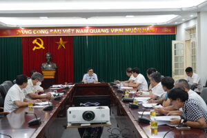 Họp Ban Tổ chức Giải Đua thuyền Rowing và Canoeing vô địch trẻ quốc gia năm 2022