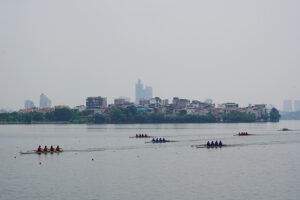 Khởi tranh vòng loại môn Rowing Giải Đua thuyền Rowing và Canoeing vô địch trẻ quốc gia năm 2022