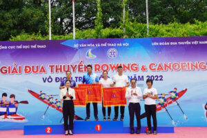 Kết thúc thi đấu môn Rowing Giải Đua thuyền Rowing và Canoeing vô địch trẻ quốc gia năm 2022