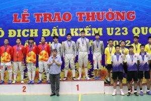 Bế mạc giải Vô địch Đấu kiếm U23 Quốc gia năm 2022: Hà Nội Nhất toàn đoàn