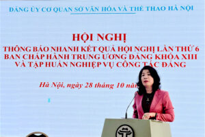 Tổ chức Hội nghị thông báo nhanh kết quả Hội nghị lần thứ 6 Ban Chấp hành Trung ương Đảng khóa XIII