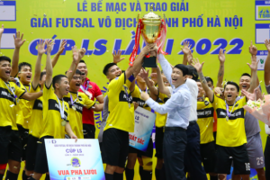 Minh Quang Auto lên ngôi vô địch Giải futsal vô địch Hà Nội lần thứ nhất