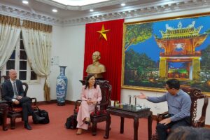 Giám đốc Sở Văn hóa và Thể thao Hà Nội tiếp đại diện UNIDO  tại Việt Nam