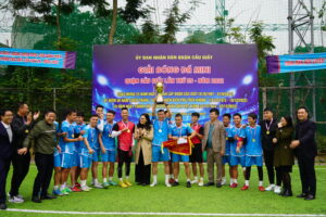 Bế mạc và trao giải Giải Bóng đá mini quận Cầu Giấy lần thứ 25 năm 2022
