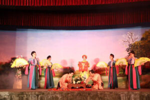 Huyện Mê Linh biểu diễn chương trình nghệ thuật mừng Đảng, mừng Xuân Quý Mão 2023