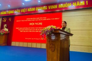 Phường Khương Mai, quận Thanh Xuân: 88%  gia đình đạt “Gia đình văn hoá”