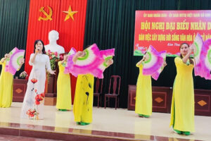 Xã Kim Thư (huyện Thanh Oai) quan tâm xây dựng đời sống văn hóa