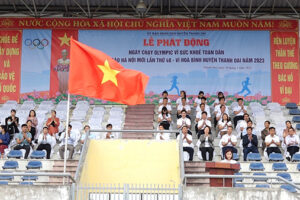 Huyện Thanh Oai phát động Ngày chạy Olympic vì sức khỏe toàn dân
