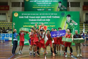 Vinschool giành cú ăn 3 danh hiệu tại Giải bóng rổ học sinh Hà Nội