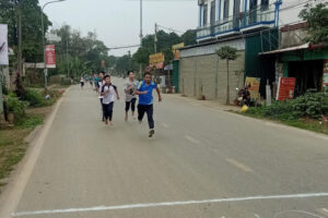 Xã Hòa Thạch phát động Ngày chạy Olympic – Vì sức khỏe toàn dân