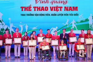 Hà Nội có 6 VĐV  được vinh danh trong chương trình “Vinh quang Thể thao Việt Nam”