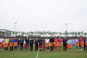 Hơn 300 vận động viên tham gia giải Bóng đá Thanh niên huyện Thạch Thất năm 2023