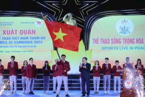 Lễ xuất quân Đoàn thể thao Việt Nam tham dự SEA Games 32