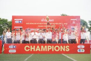 Câu lạc bộ DTS vô địch Giải bóng đá thành phố Hà Nội tranh cúp Thiên Khôi 2023
