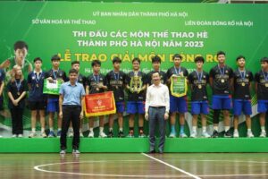Huyện Thanh Trì giành giải Nhất môn bóng rổ  nam tại Giải thi đấu các môn thể thao hè thành phố Hà Nội năm 2023