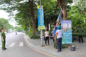 Huyện Thanh Trì tăng cường đảm bảo trật tự đô thị, trật tự công cộng