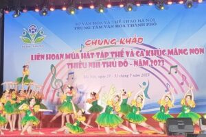 Quận Hoàng Mai tham gia chung khảo Liên hoan múa hát tập thể và ca khúc măng non thành phố Hà Nội năm 2023