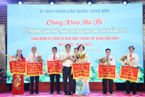 Chung khảo Hội thi “Tổ trưởng dân phố thân thiện” quận Long Biên năm 2023