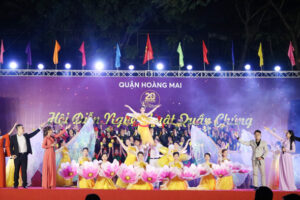 Hoàng Mai tổ chức hội diễn nghệ thuật quần chúng chào mừng 20 năm thành lập quận