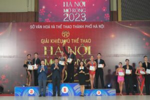 Hơn 600 VĐV dự Giải Khiêu vũ Thể thao Hà Nội mở rộng năm 2023