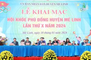 Mê Linh khai mạc Hội khỏe Phù Đổng lần thứ X năm 2024