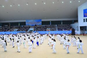 Gần 5.000 vận động viên tranh tài tại Hội khỏe Phù Đổng quận Hoàng Mai, lần thứ X 