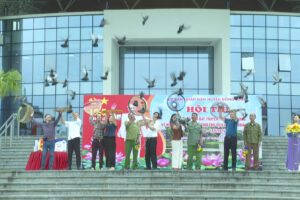 Hội thi thả chim bồ câu bay truyền thống mở rộng huyện Đông Anh thành công tốt đẹp