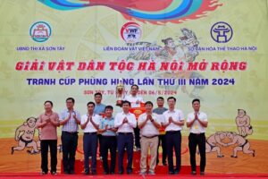 Đoàn Hà Nội giành ngôi Nhất toàn đoàn Giải vật dân tộc Hà Nội mở rộng tranh Cúp Phùng Hưng lần III 