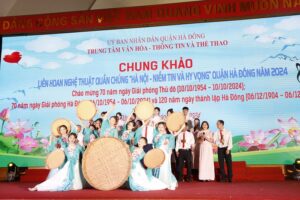 Chung khảo Liên hoan Nghệ thuật quần chúng “Hà Nội – Niềm tin và hy vọng” quận Hà Đông năm 2024