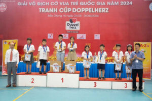 Đoàn Hà Nội về Nhất tại Giải vô địch cờ vua trẻ quốc gia năm 2024