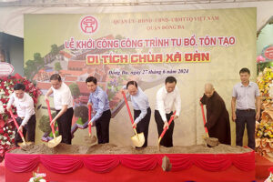 Quận Đống Đa khởi công công trình tu bổ, tôn tạo di tích chùa Xã Đàn
