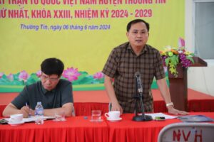 Hội nghị triển khai kế hoạch tổ chức Cuộc thi “Đại sứ văn hóa đọc huyện Thường Tín năm 2024”