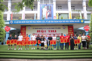 Hơn 300 vận động viên tham gia Hội thi “Gia đình thể thao” quận Nam Từ Liêm