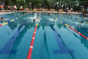 Hơn 200 VĐV dự Giải bơi học sinh huyện Phú Xuyên năm 2024