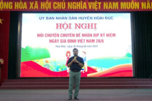 Huyện Hoài Đức tổ chức hội nghị nói chuyện chuyên đề nhân kỷ niệm Ngày gia đình Việt Nam
