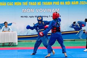 Khởi tranh môn Vovinam Giải thi đấu các môn thể thao hè thành phố Hà Nội năm 2024