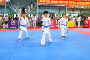 Sôi nổi Giải Karatedo trẻ huyện Quốc Oai mở rộng năm 2024