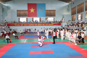 Hơn 300 VĐV tham dự Giải vô địch cúp các CLB karate Ba Vì năm 2024