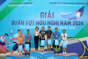 Sôi nổi Giải Quần vợt hữu nghị 2024