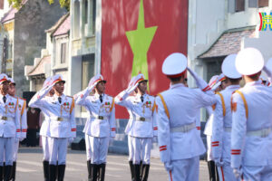 Lễ chào cờ đặc biệt ngày 10/10/1954