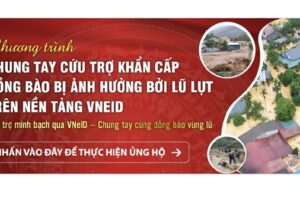 Hà Nội kêu gọi ủng hộ đồng bào vùng lũ trên nền tảng VNeID