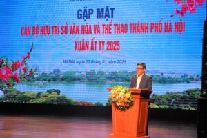 Gặp mặt cán bộ hưu trí Sở Văn hóa và Thể thao Hà Nội Xuân Ất Tỵ 2025