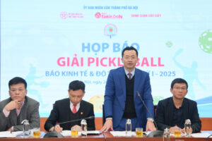 Gần 500 VĐV dự Giải pickleball Báo Kinh tế & Đô thị lần thứ I