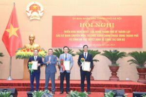 Hà Nội bổ nhiệm cán bộ các sở, ngành sau hợp nhất, sáp nhập